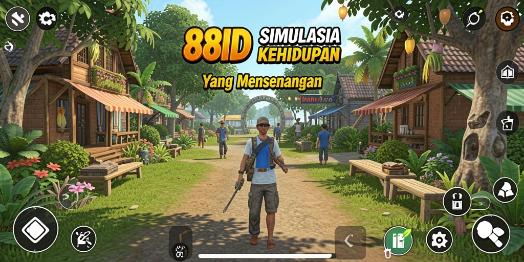 Tangkapan layar gameplay 88ID dengan berbagai aktivitas menarik.