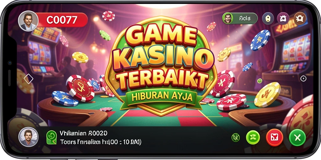 Tampilan menarik dari permainan Kasino C0077 yang mendebarkan.