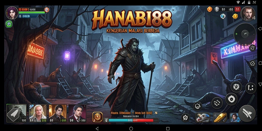 Tampilan memukau dari gameplay menegangkan di HANABI88.