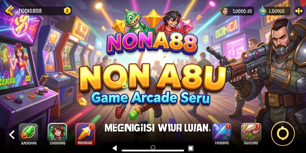 Screenshot gameplay NONA88 menampilkan grafik penuh warna dan karakter yang menarik.