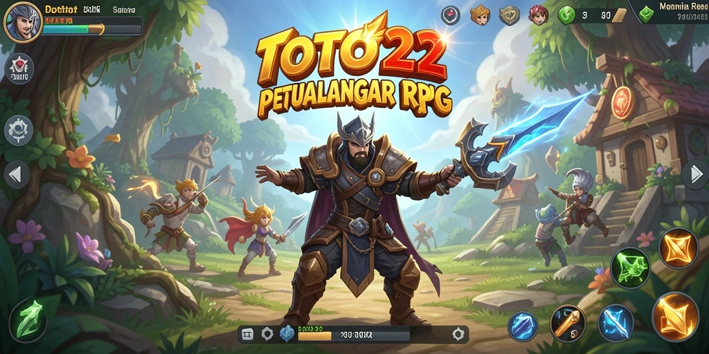 Gameplay TOTO22 yang penuh aksi dan petualangan RPG.